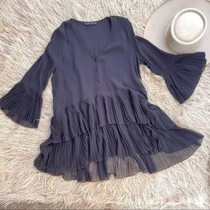 Black, plus size, Zara top, blouse, shirt